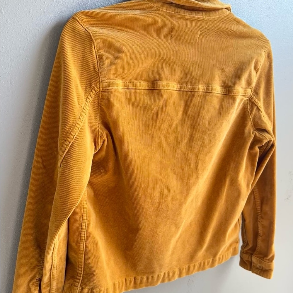 Pacsun Women's Mustard Corduroy Button Up Jacket XS - Picture 3 of 6